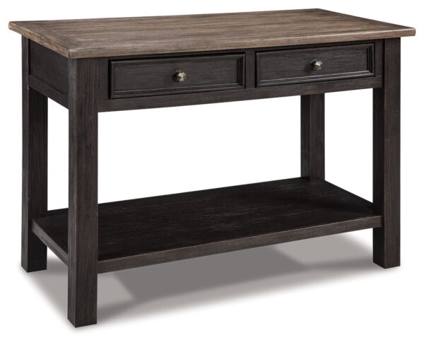 Tyler Creek - Grayish Brown / Black - Sofa Table
