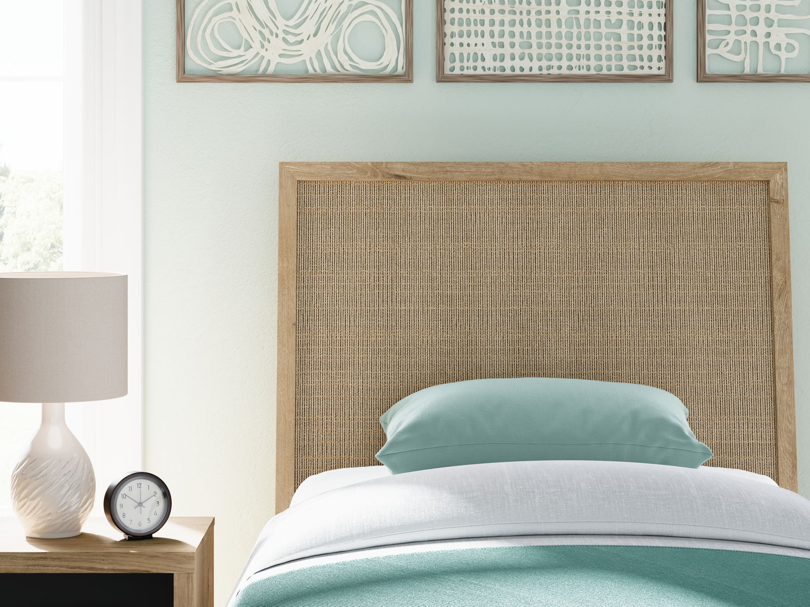 Cielden - Two-Tone - Panel Headboard - Image 2