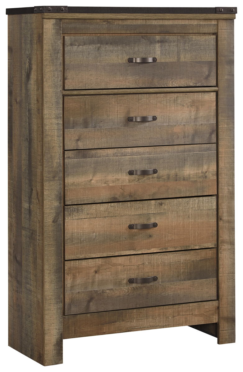 Trinell - Five Drawer Chest - Brown