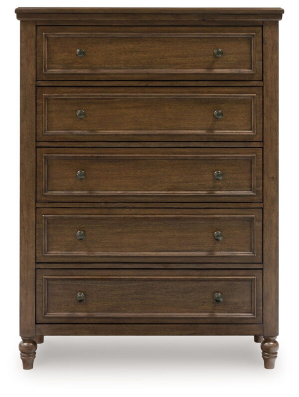 Sturlayne - Brown - Five Drawer Chest - Image 4