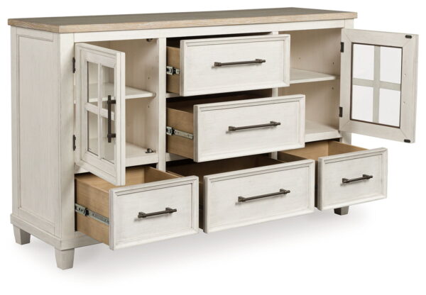 Shaybrock - Antique White / Brown - Dresser - Image 2