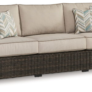 Coastline Bay - Brown - Sofa With Cushion