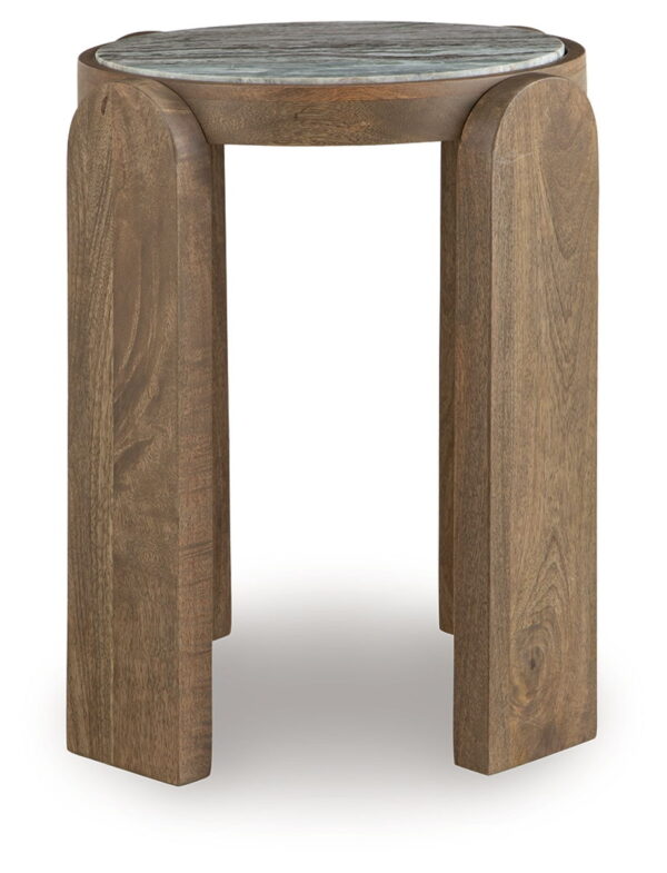 Gavrilley - Gray / White / Brown - Accent Table - Image 2