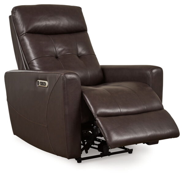 Pisgham - Power Recliner With Adj Headrest - Image 5