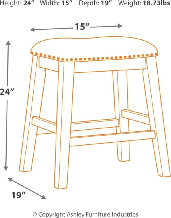 Caitbrook - Rectangular Counter Table Set - Image 7