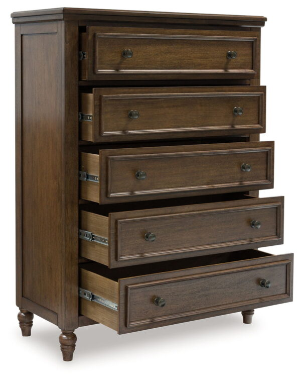 Sturlayne - Brown - Five Drawer Chest - Image 3