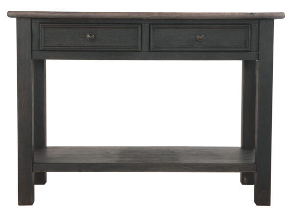 Tyler Creek - Grayish Brown / Black - Sofa Table - Image 3