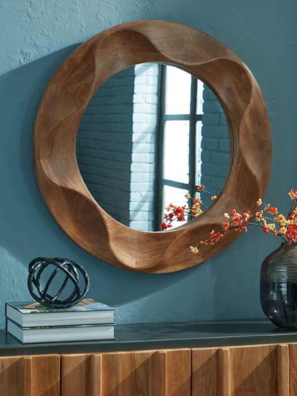 Aajon - Brown - Accent Mirror - Image 2
