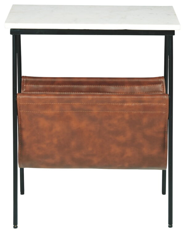 Etanbury - Brown / Black / White - Accent Table - Image 3