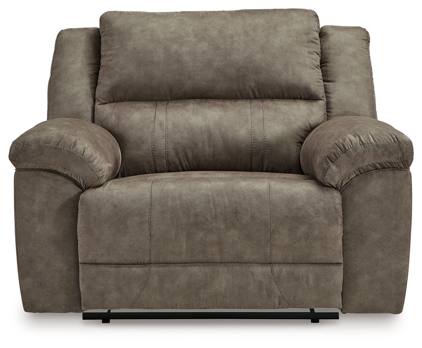 Laresview - Zero Wall Wide Seat Recliner - Fossil - Image 4