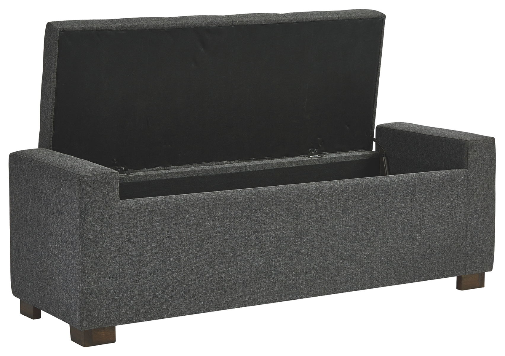 Cortwell - Storage Bench - Gray - Image 4