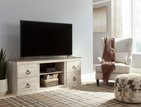 Willowton - TV Stand With Fireplace Option - Image 3