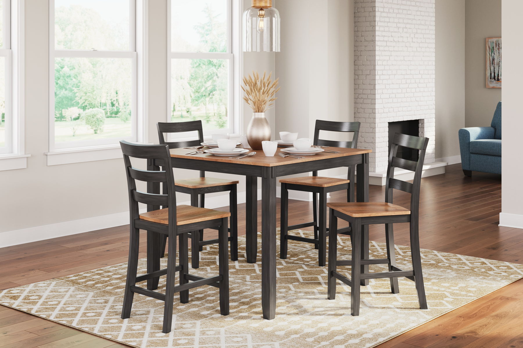Gesthaven - Dining Room Counter Table Set - Image 10