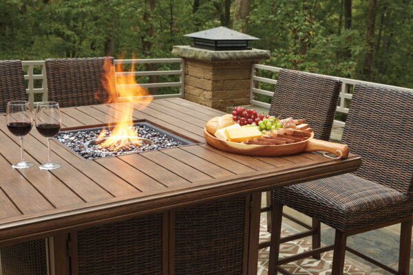 Paradise Trail - Outdoor Fire Pit Table Set - Image 3