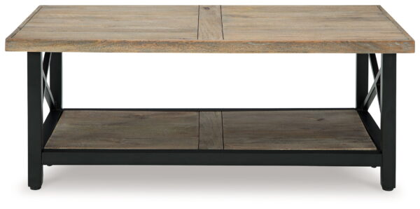 Bristenfort - Brown / Black - Rectangular Cocktail Table - Image 3