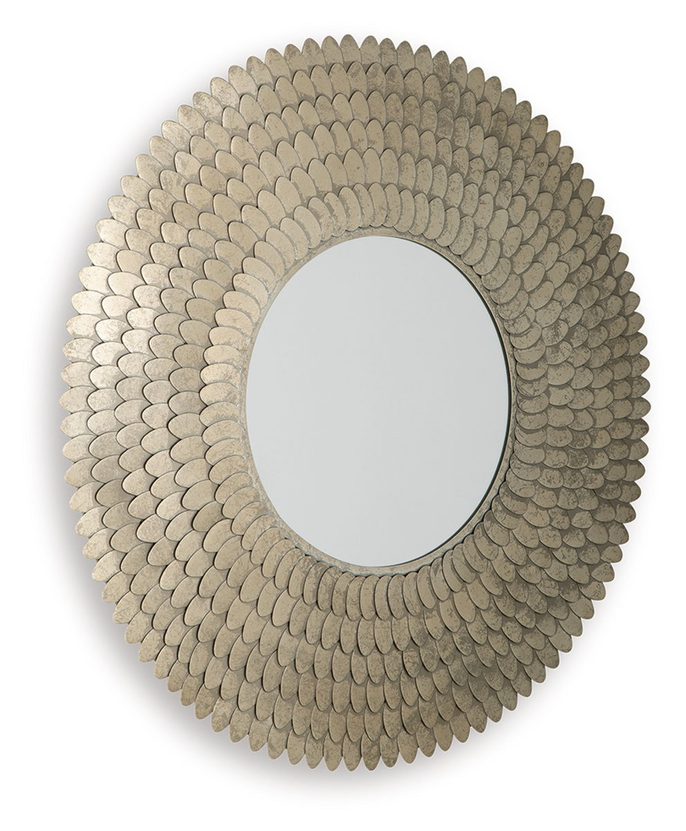 Wrightmund - Accent Mirror - Champagne Finish - Image 3