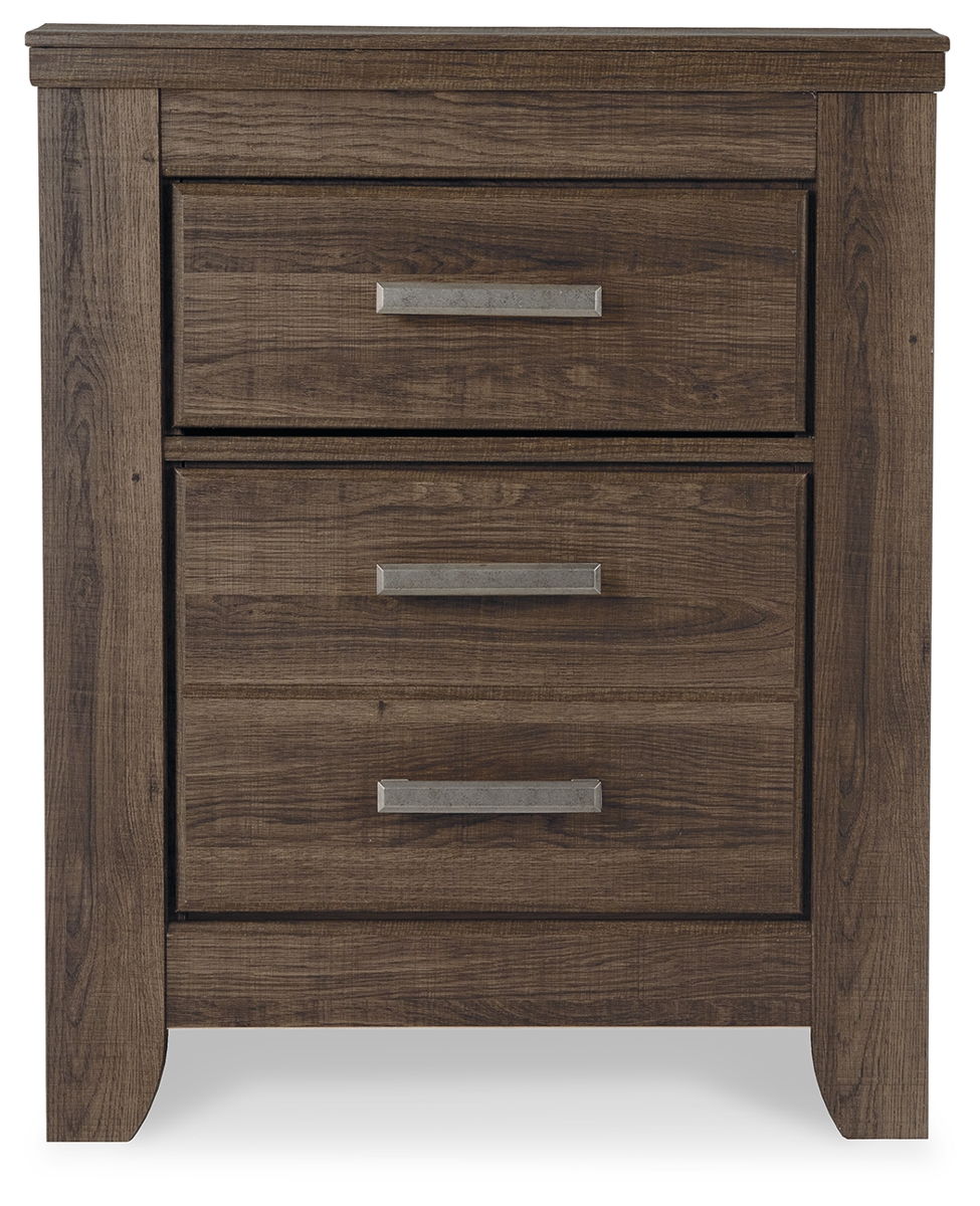 Juararo - Two Drawer Night Stand - Dark Brown - Image 4