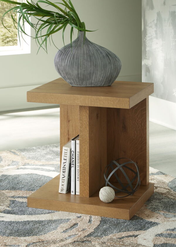 Brinstead - Light Brown - Chair Side End Table - Image 3