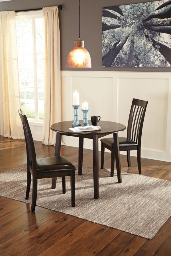 Hammis - Round Dining Drop Leaf Table Set - Image 7