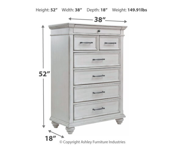 Kanwyn - Whitewash - Chest - Image 4