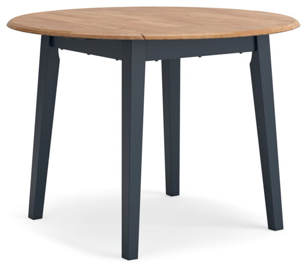Gesthaven - Round Dining Room Drop Leaf Table Set - Image 3