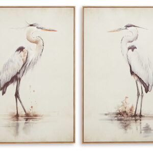 Aubinell - Beige - Wall Art Set (Set of 2)