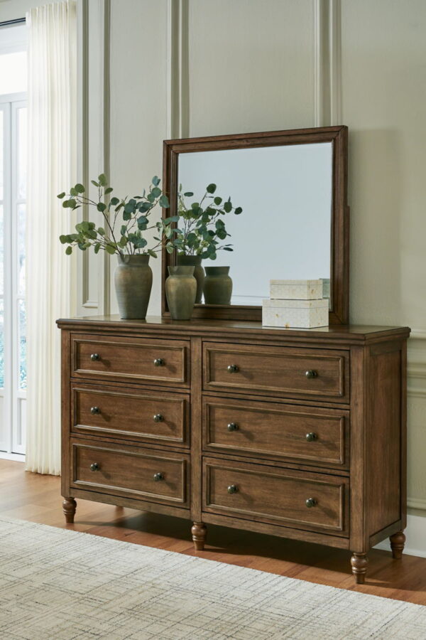 Sturlayne - Brown - Dresser And Mirror - Image 2