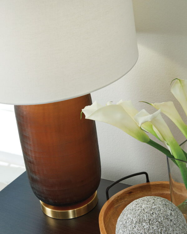 Farberman - Amber - Glass Table Lamp - Image 3