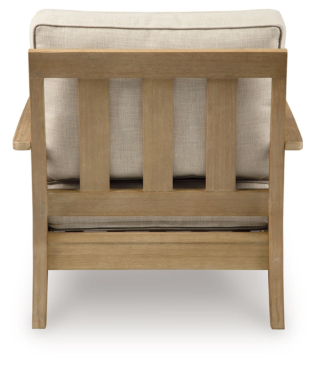 Clare View - Lounge Chair w/Cushion - Beige - Image 4