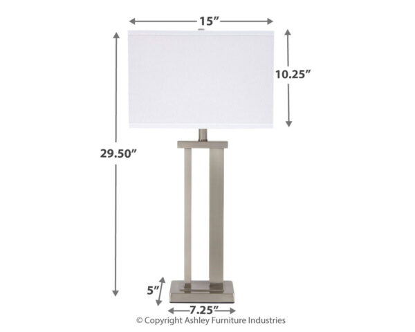 Aniela - Metal Table Lamp Set - Image 5