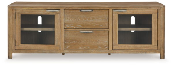 Rencott - Light Brown - Extra Large TV Stand - Image 2