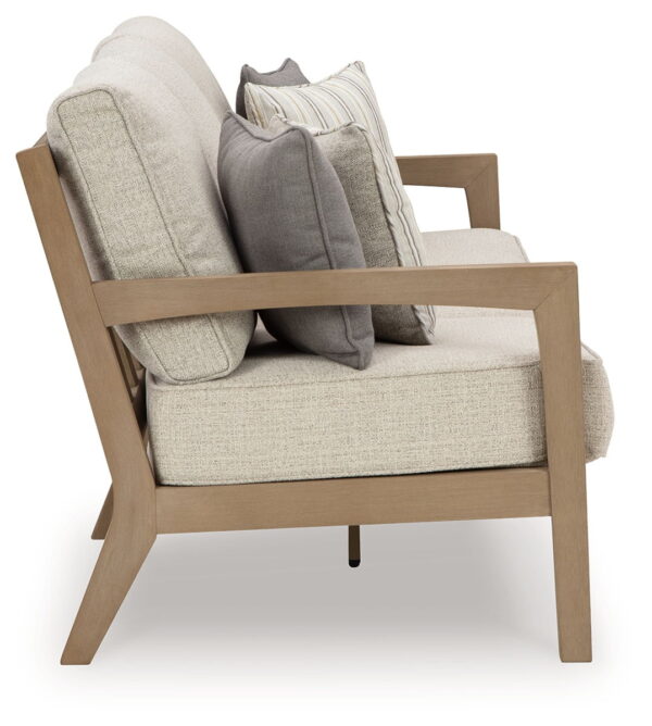 Hallow Creek - Driftwood - Sofa With Cushion - Image 4