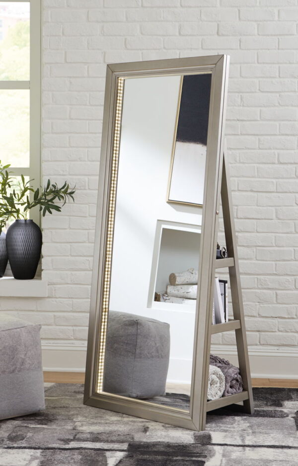 Evesen - Floor Standing Mirror/Storage - Image 6