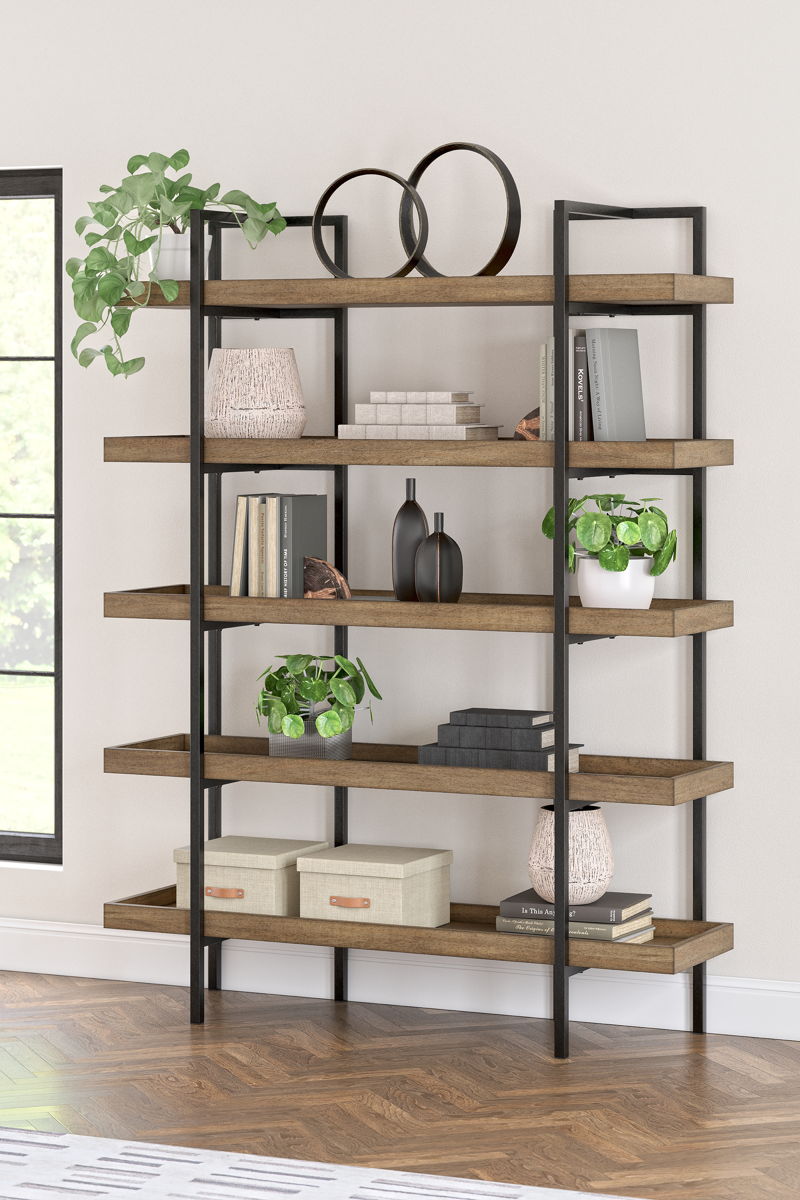 Montia - Bookcase - Light Brown - Image 3