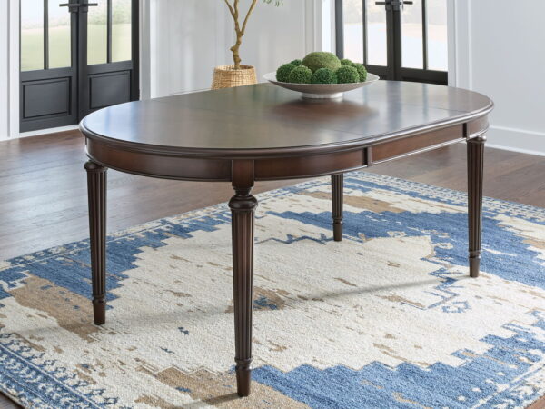 Lavinton - Brown - 8 Pc. - Dining Room Extension Table, 6 Side Chairs, Server - Image 4