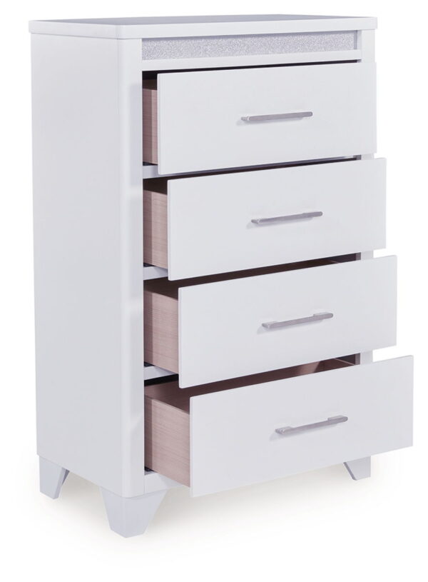 Jarlee - White - Four Drawer Chest - Image 2