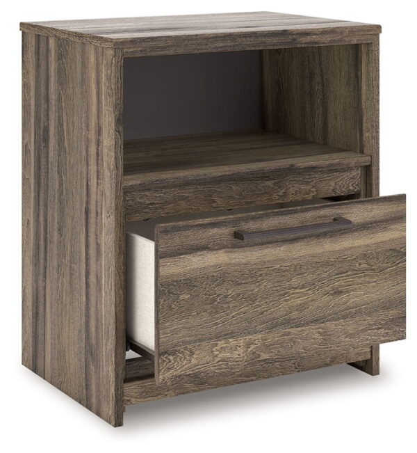 Elbrim - Brown - One Drawer Night Stand - Image 2