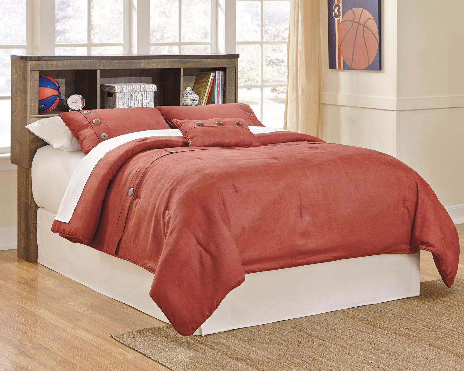 Trinell - Youth Bookcase Headboard - Image 2