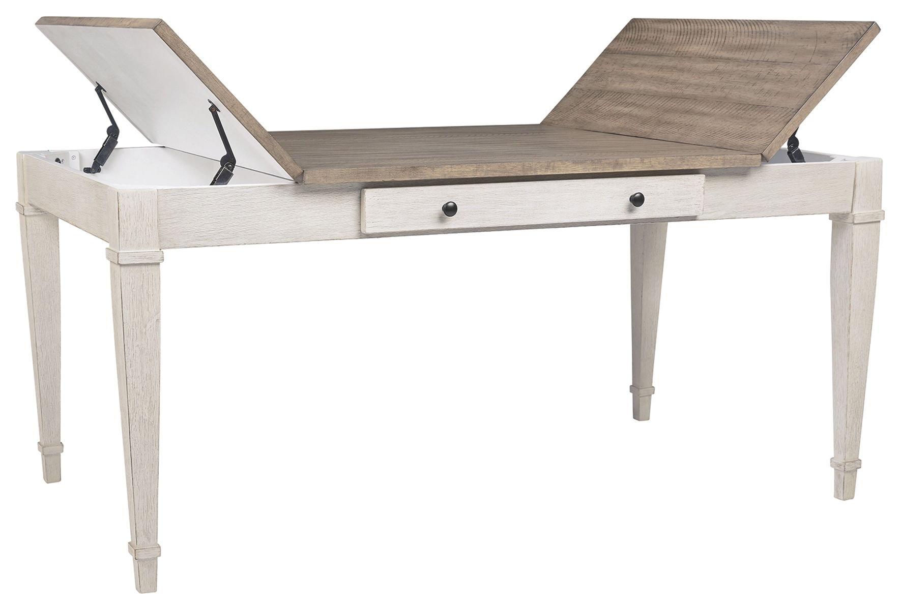 Skempton - RECT DRM Table w/Storage - White - Image 4