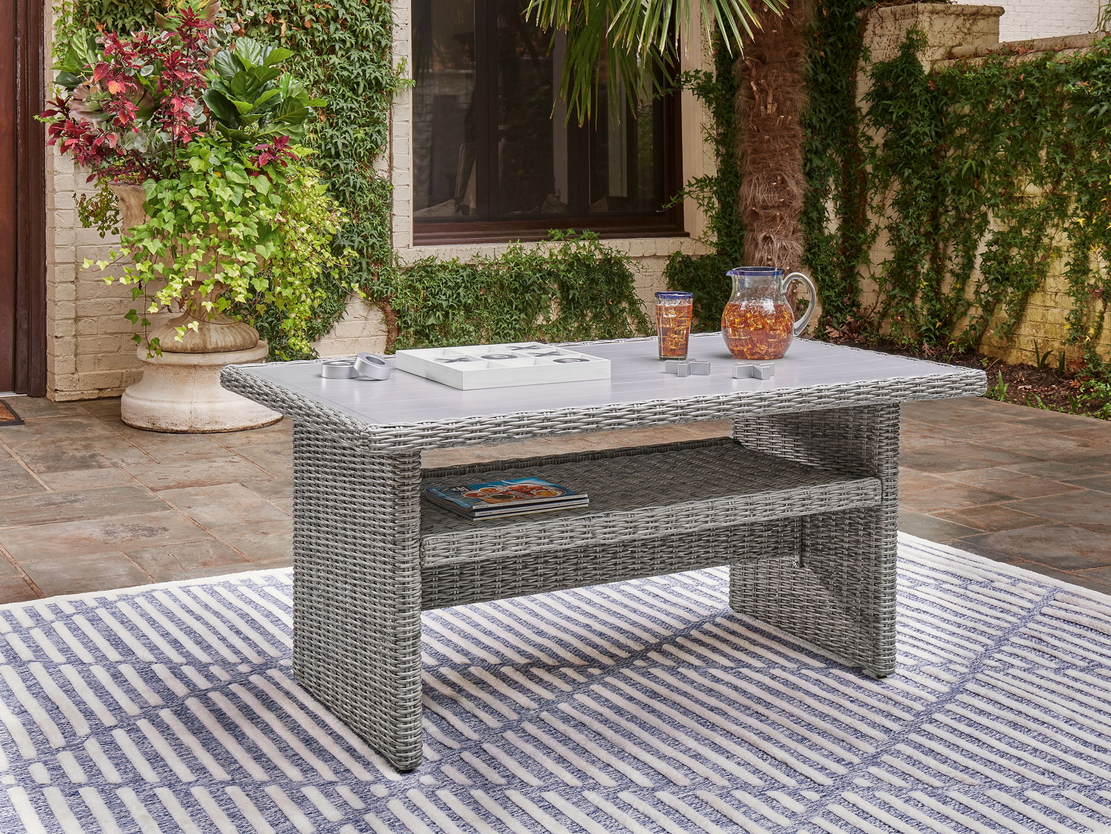 Naples Beach - RECT Multi-Use Table - Light Gray - Image 4