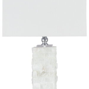 Malise - White - Alabaster Table Lamp
