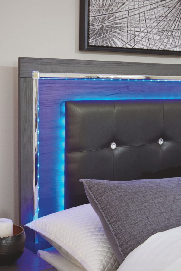 Lodanna - Upholstered Panel Headboard - Image 2