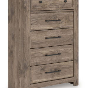 Rusticott - Brown - Five Drawer Chest