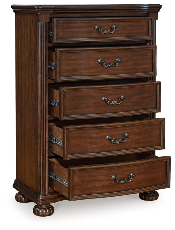 Lavinton - Brown - Five Drawer Chest - Image 2