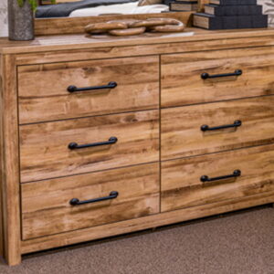 Maystonna - Brown - Six Drawer Dresser