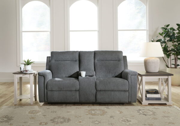 Barnsana - Dbl Power Reclining Loveseat With Console - Image 5