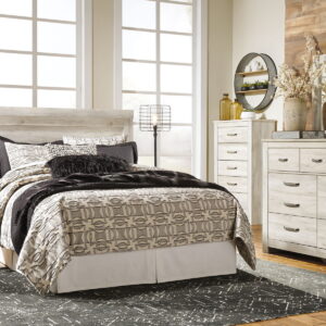 Bellaby - Dresser, Mirror, Panel Headboard Set