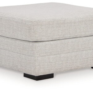 Koralynn - Stone - Oversized Accent Ottoman