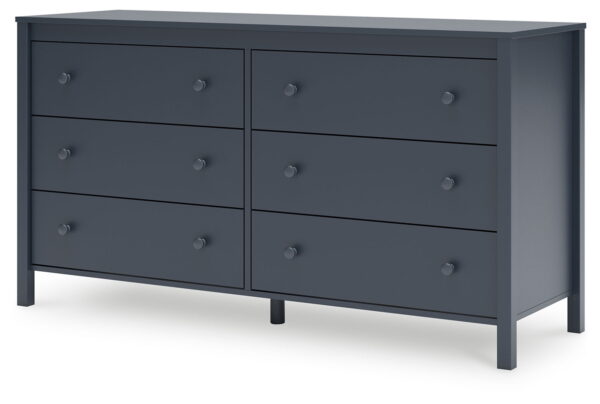 Simmenfort - Navy Blue - Six Drawer Dresser - Image 4