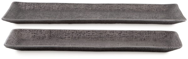 Garekton - Pewter Finish - Tray Set (Set of 2) - Image 3